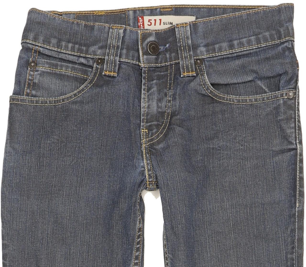 Levi's 511 Men Blue Straight Slim Stretch Jeans W28 L31