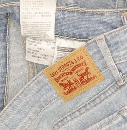 Levi's 711 Women Blue Skinny Slim Stretch Jeans W28 L30