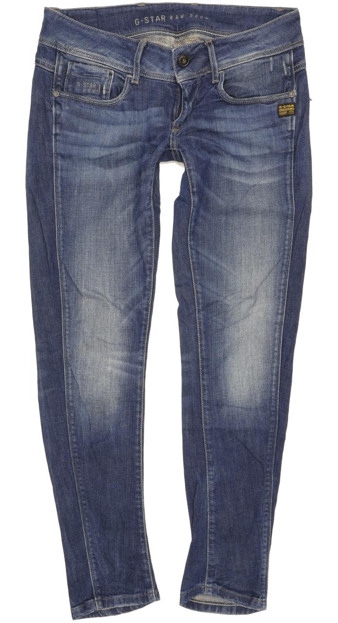 G-Star Women Blue Skinny Slim Stretch Jeans W28 L29