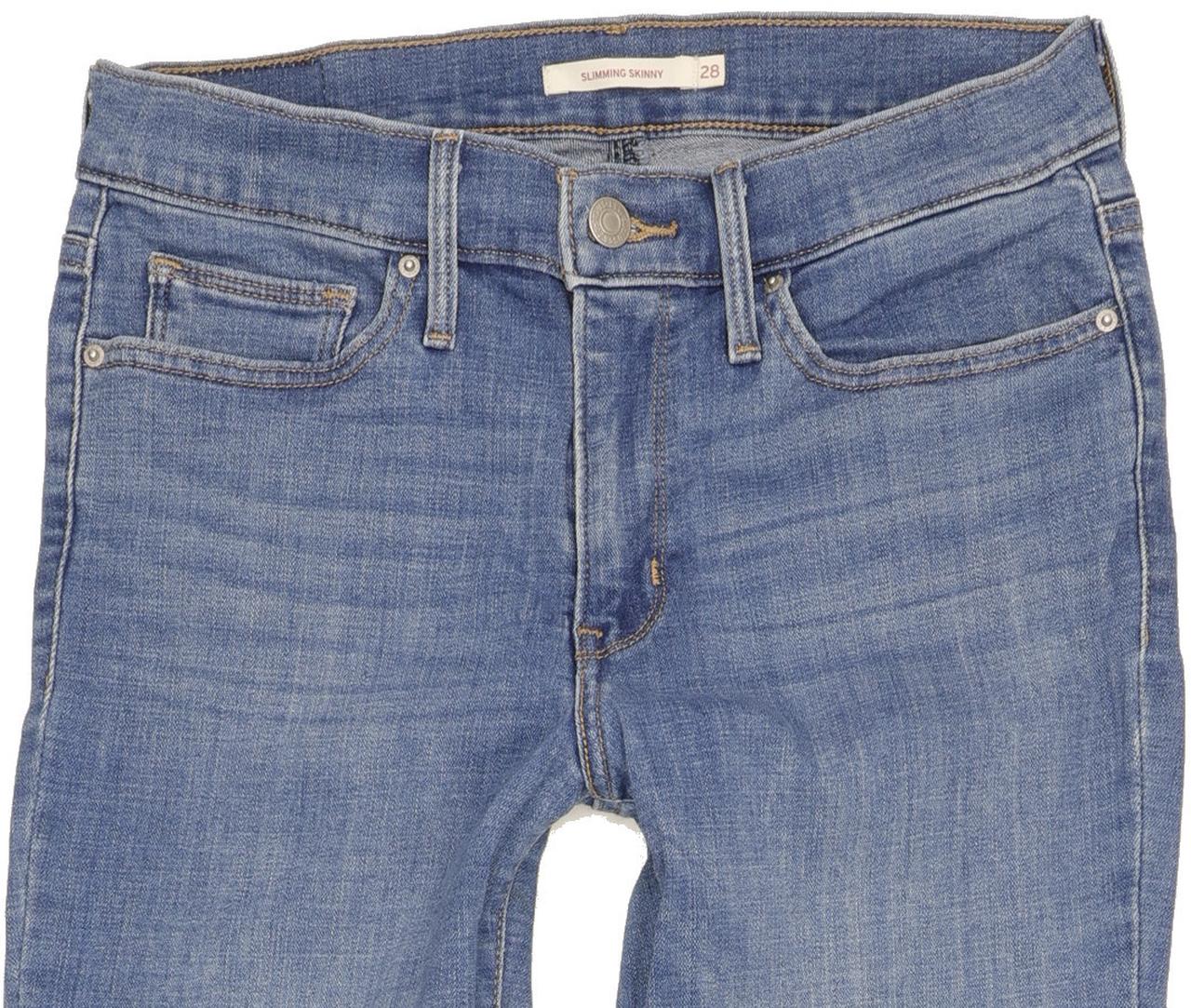Levi's Slimming Women Blue Skinny Slim Stretch Jeans W28 L33
