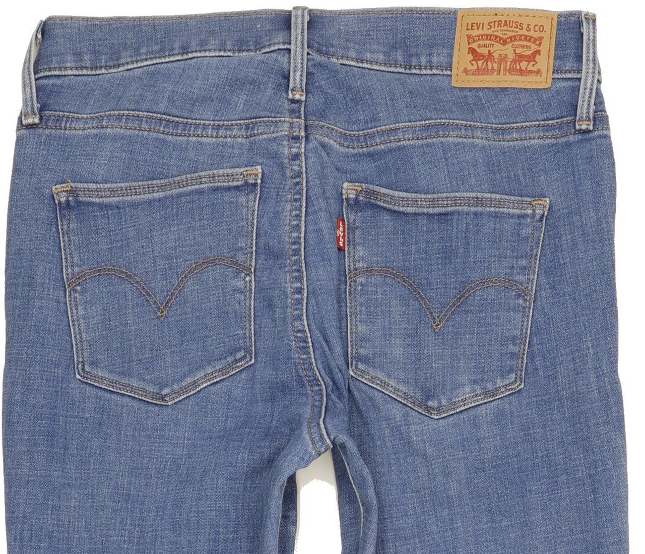 Levi's Slimming Women Blue Skinny Slim Stretch Jeans W28 L33