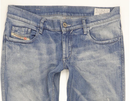 Diesel Zivy Ankle 008NM Women Blue Skinny Slim Stretch Jeans W29 L34