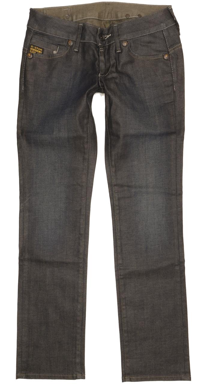 G-Star Midge Women Blue Straight Slim Stretch Jeans W26 L30