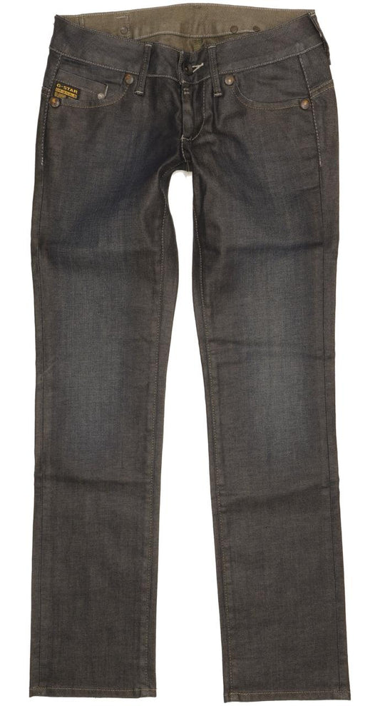 G-Star Midge Women Blue Straight Slim Stretch Jeans W26 L30