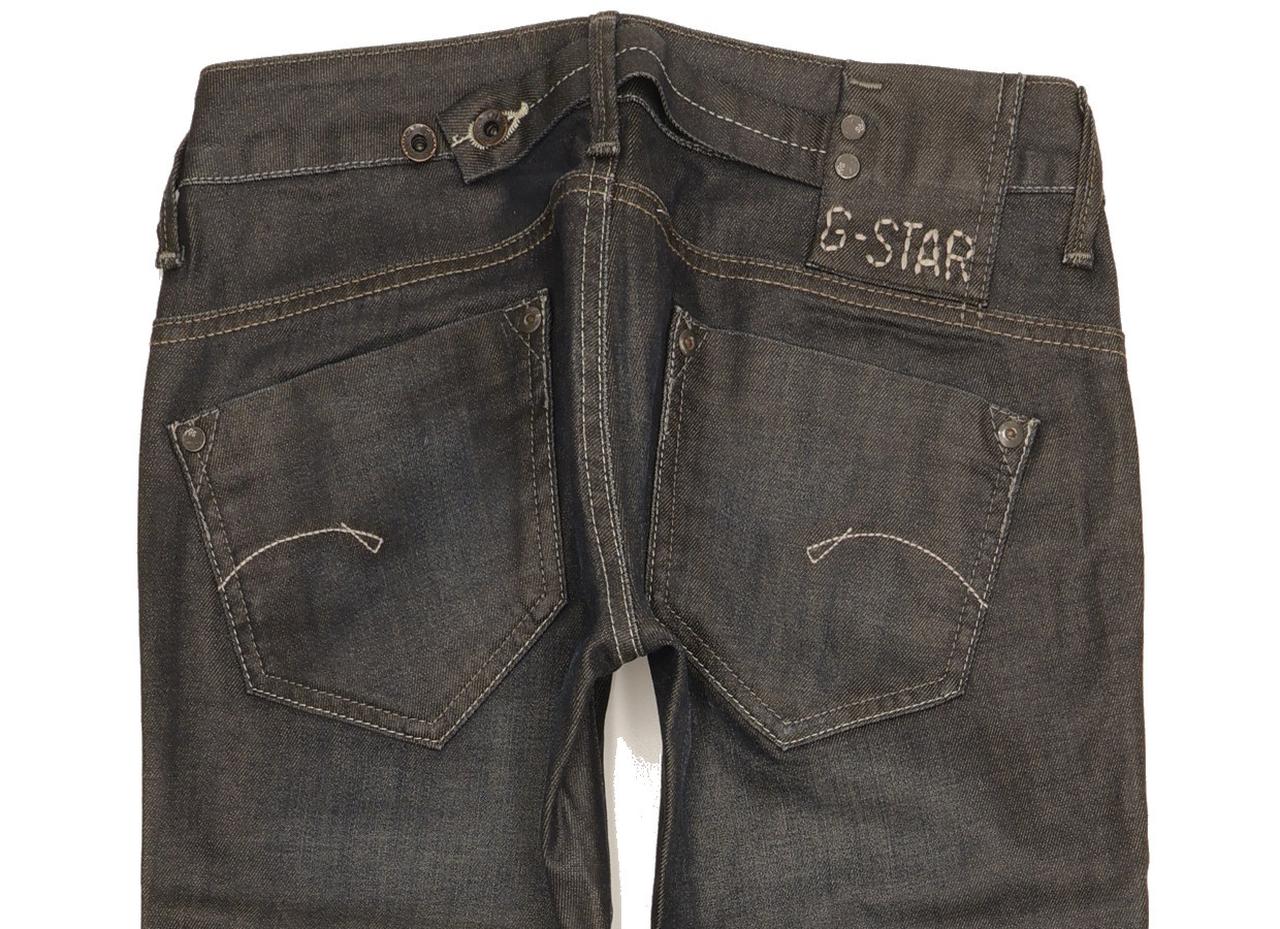 G-Star Midge Women Blue Straight Slim Stretch Jeans W26 L30