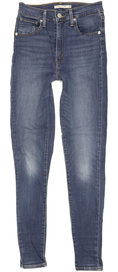 Levi's Mile Blue Skinny Slim Stretch Jeans High Waisted W28 L30