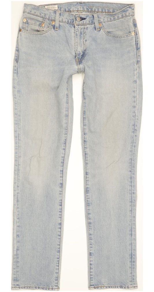 Levi's 511 Men Blue Straight Slim Stretch Jeans W30 L32