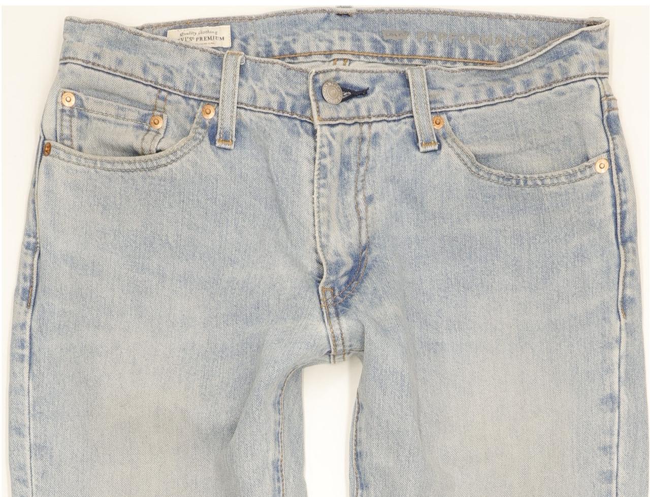 Levi's 511 Men Blue Straight Slim Stretch Jeans W30 L32