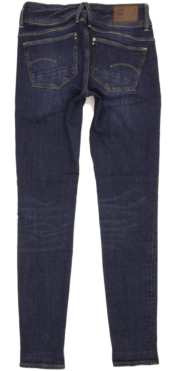 G-Star Lynn Women Blue Skinny Slim Stretch Jeans W25 L30