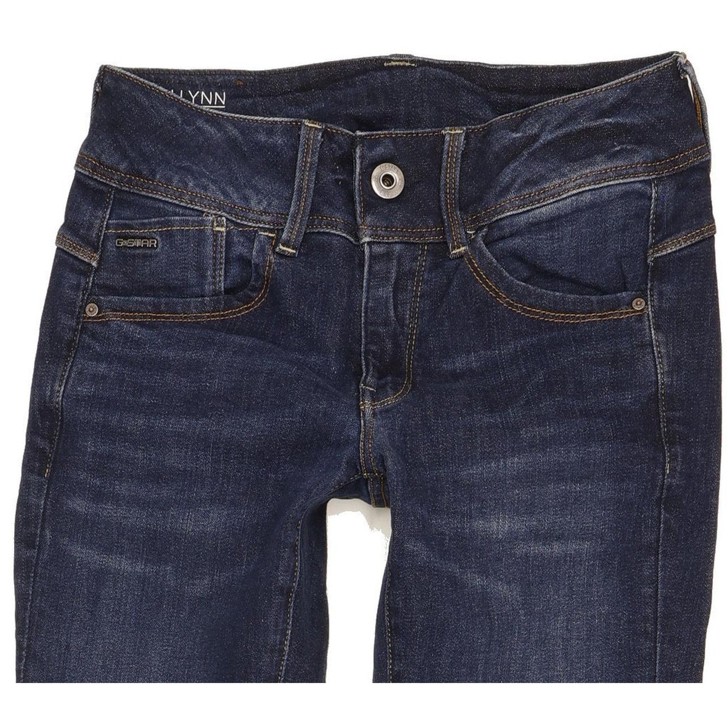 G-Star Lynn Women Blue Skinny Slim Stretch Jeans W25 L30