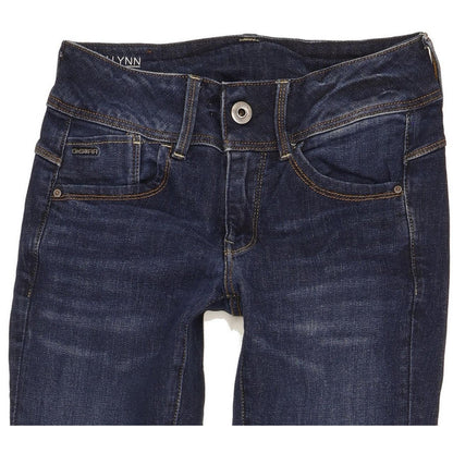 G-Star Lynn Women Blue Skinny Slim Stretch Jeans W25 L30