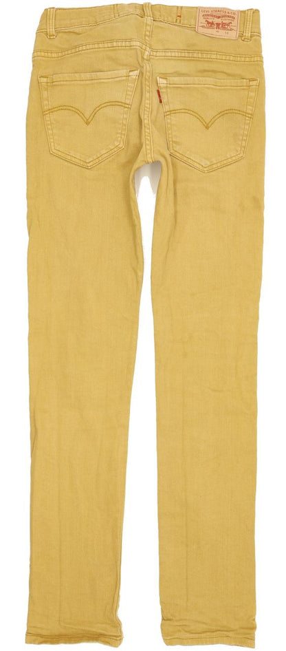 Levi's Kids Beige Skinny Slim Stretch Jeans W28 L31