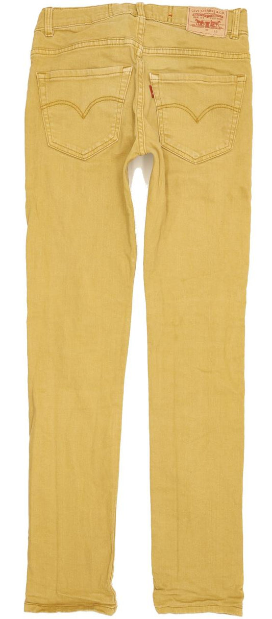 Levi's Kids Beige Skinny Slim Stretch Jeans W28 L31