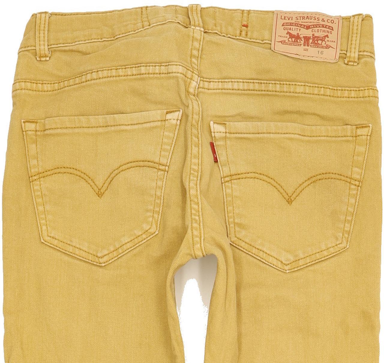 Levi's Kids Beige Skinny Slim Stretch Jeans W28 L31