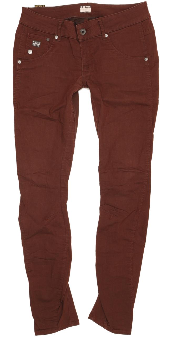 G-Star Arc 3D Burgundy Women Skinny Slim Stretch Jeans W32 L31