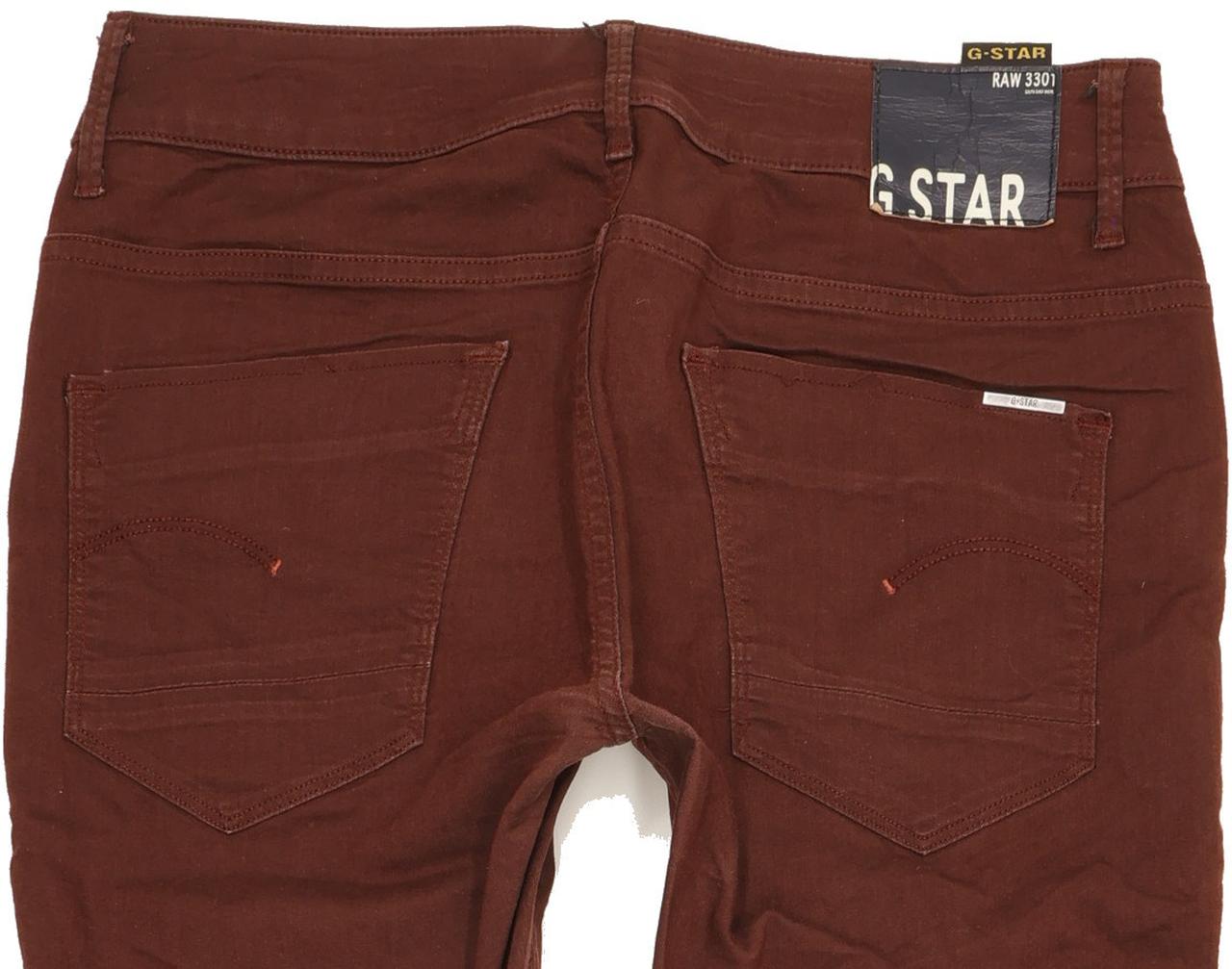 G-Star Arc 3D Burgundy Women Skinny Slim Stretch Jeans W32 L31
