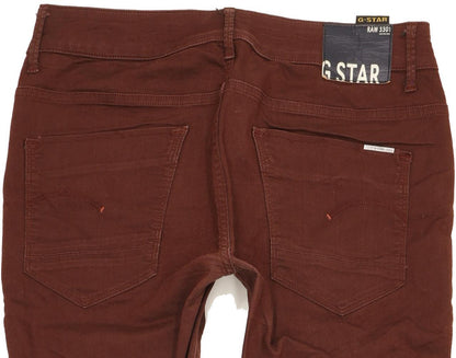 G-Star Arc 3D Burgundy Women Skinny Slim Stretch Jeans W32 L31