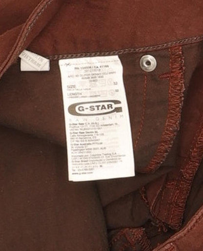 G-Star Arc 3D Burgundy Women Skinny Slim Stretch Jeans W32 L31