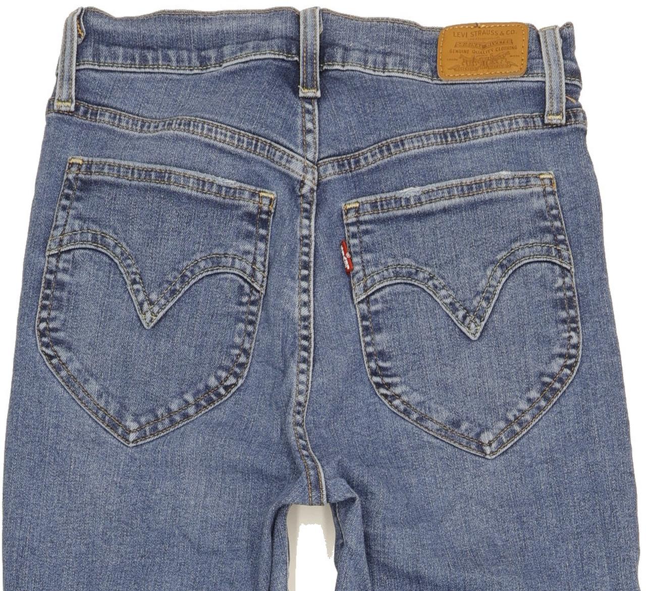 Levi's Retro Women Blue Skinny Regular Stretch Jeans W26 L28