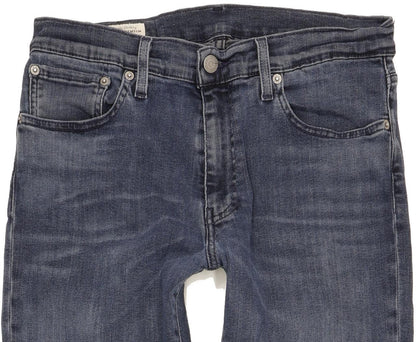 Levi's 511 Men Blue Straight Slim Stretch Jeans W32 L31