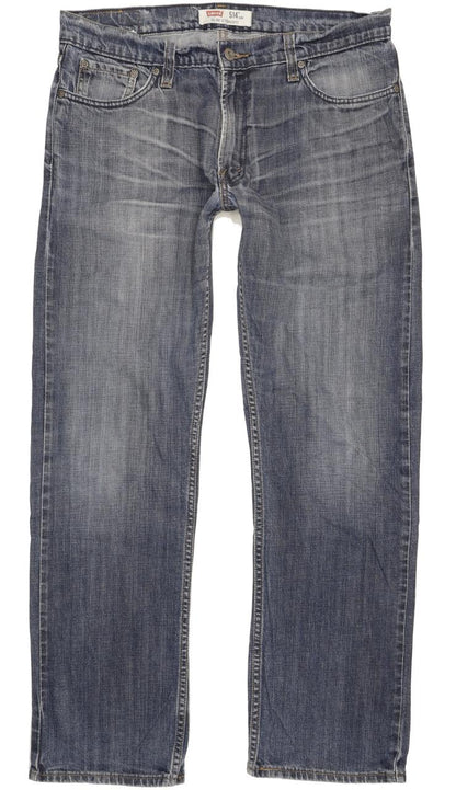 Levi's 514 Men Blue Straight Slim Stretch Jeans W34 L32
