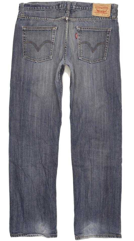 Levi's 514 Men Blue Straight Slim Stretch Jeans W34 L32