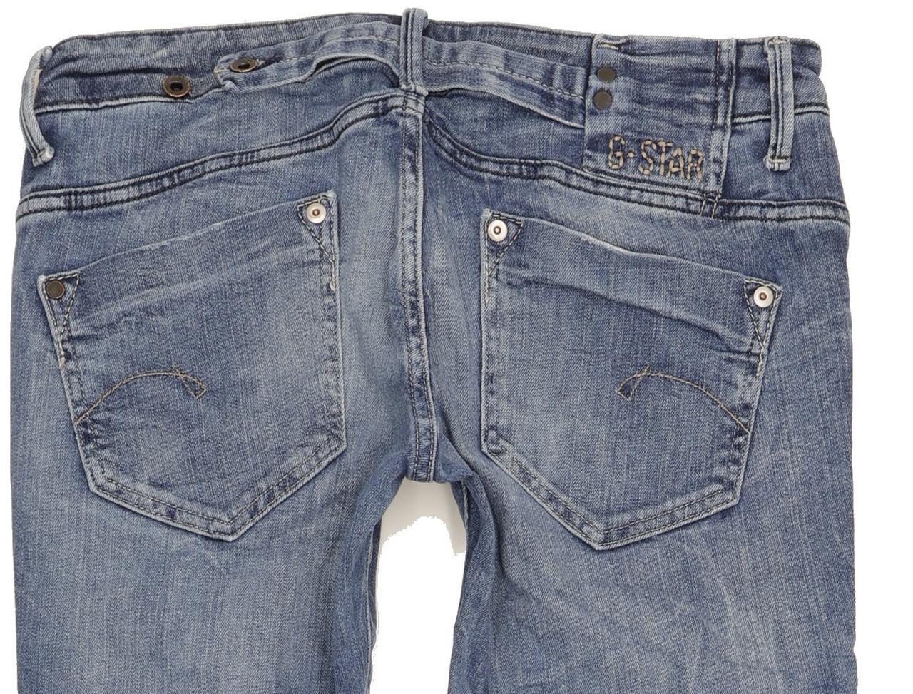 G-Star Midge Women Blue Straight Slim Stretch Jeans W31 L34