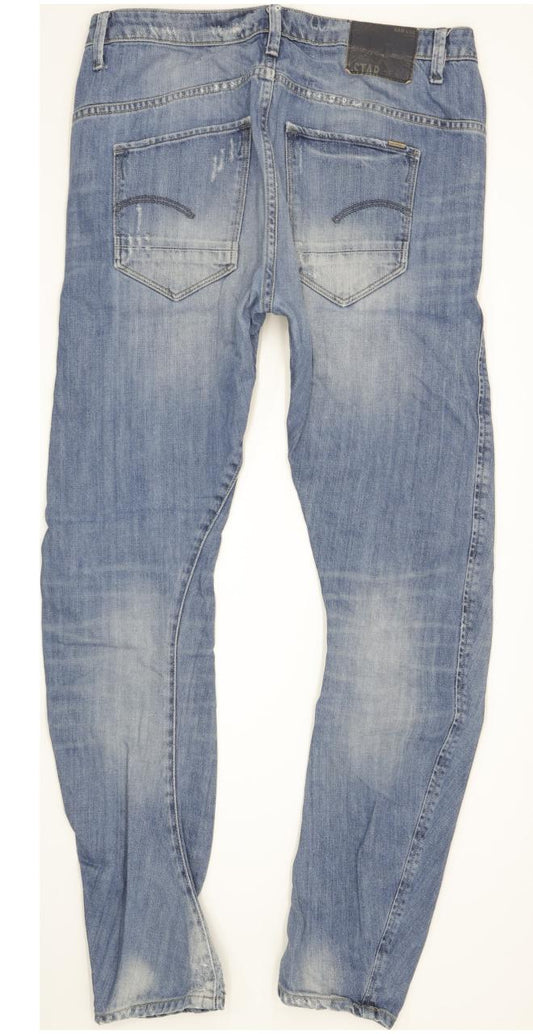 G-Star Arc 3D Women Blue Tapered Loose Jeans W27 L31