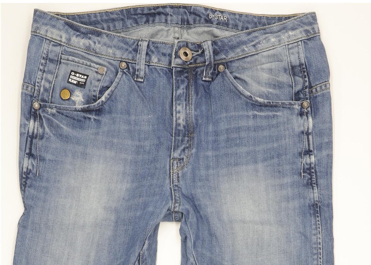 G-Star Arc 3D Women Blue Tapered Loose Jeans W27 L31
