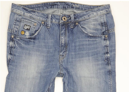 G-Star Arc 3D Women Blue Tapered Loose Jeans W27 L31