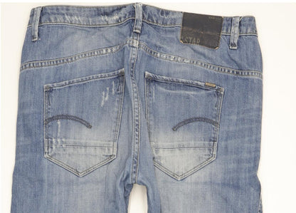 G-Star Arc 3D Women Blue Tapered Loose Jeans W27 L31