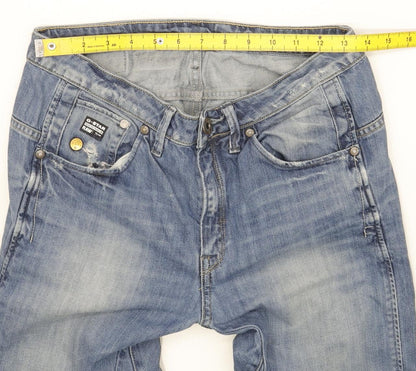 G-Star Arc 3D Women Blue Tapered Loose Jeans W27 L31
