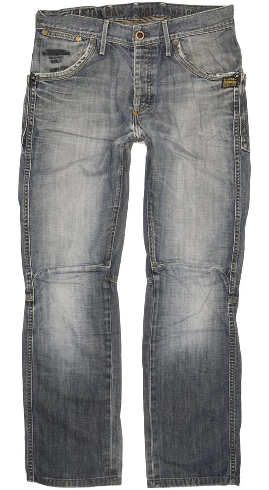 G-Star Jack Men Blue Straight Regular Jeans W34 L31