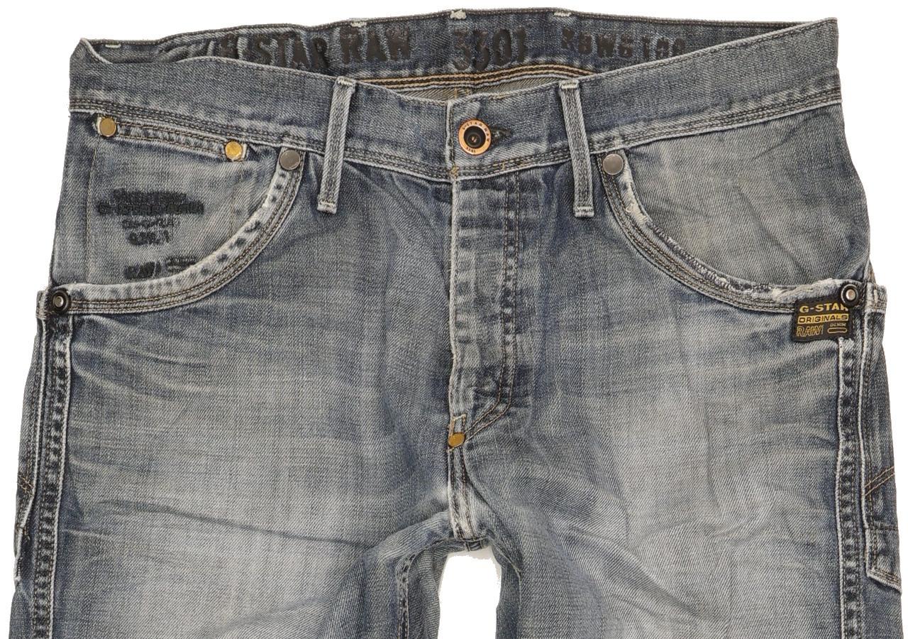 G-Star Jack Men Blue Straight Regular Jeans W34 L31