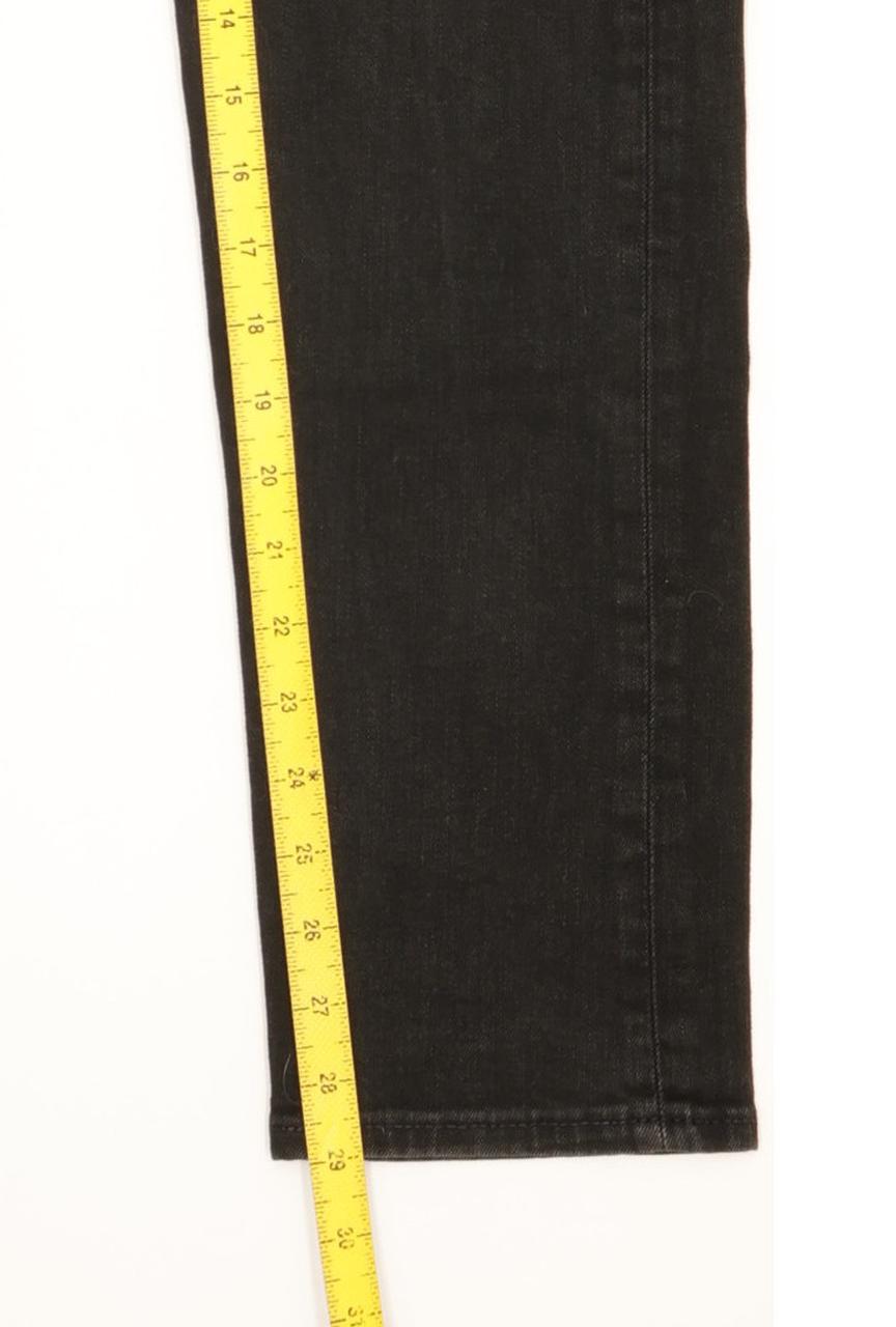 Levi's 512 Men Black Tapered Slim Stretch Jeans W32 L29