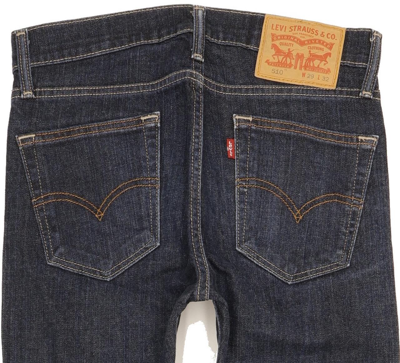 Levi's 510 Blue Skinny Slim Stretch Jeans W29 L25