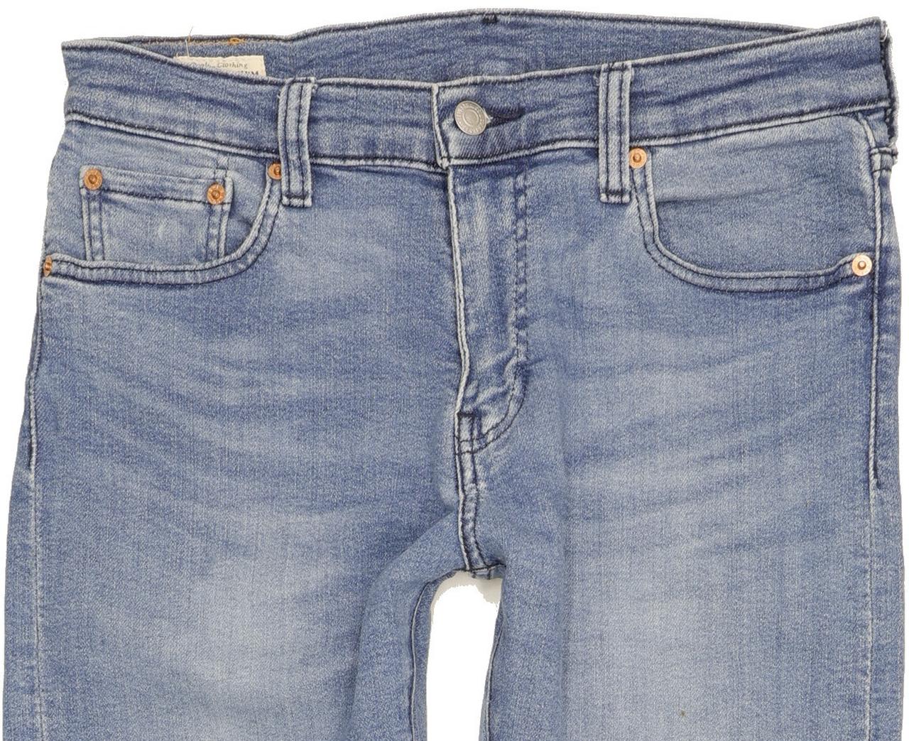 Levi's 512 Men Blue Tapered Slim Stretch Jeans W30 L31