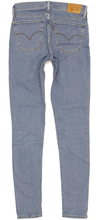 Levi's 710 Super Women Blue Skinny Slim Stretch Jeans W27 L30