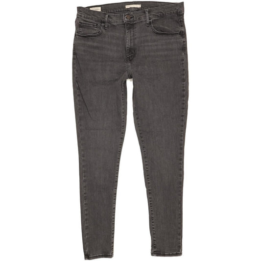 Levi's 720 Charcoal Skinny Slim Stretch Jeans High Waisted W33 L30