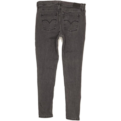 Levi's 720 Charcoal Skinny Slim Stretch Jeans High Waisted W33 L30