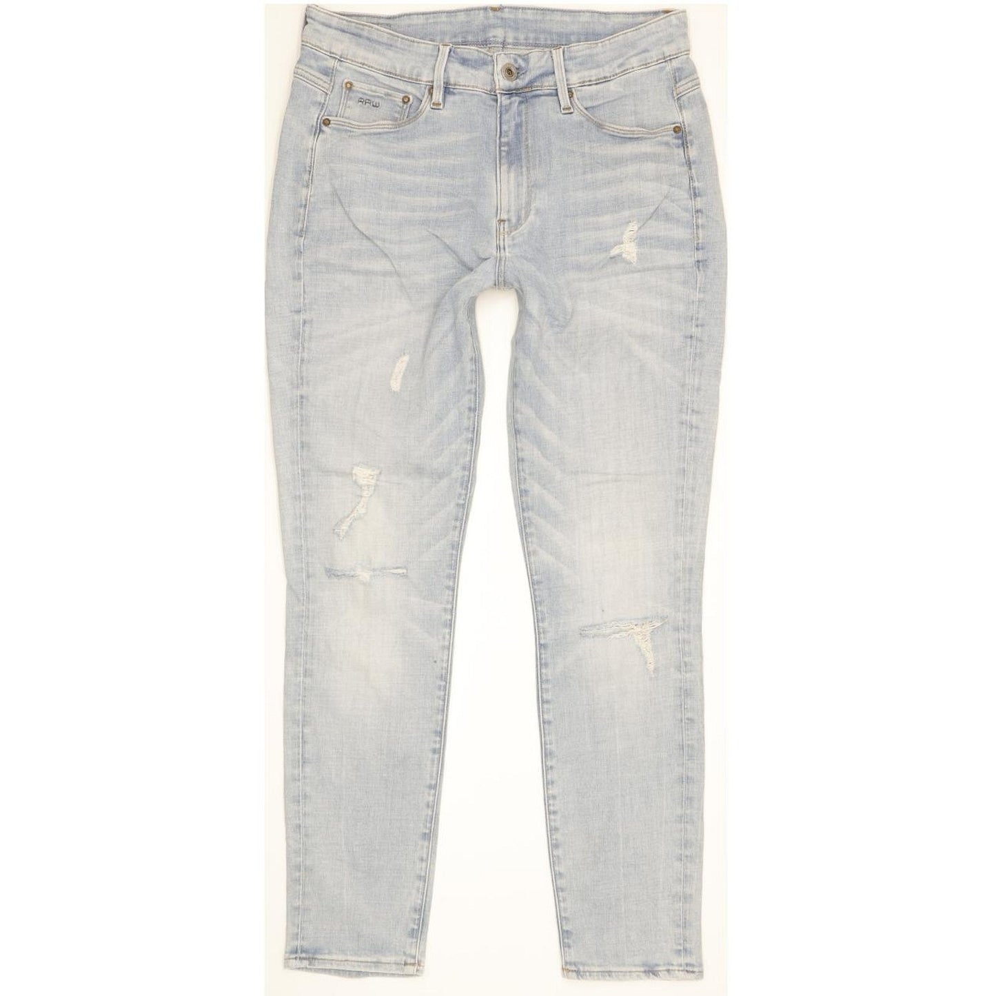 G-Star 3301 Ultra Women Blue Skinny Slim Stretch Jeans W30 L30