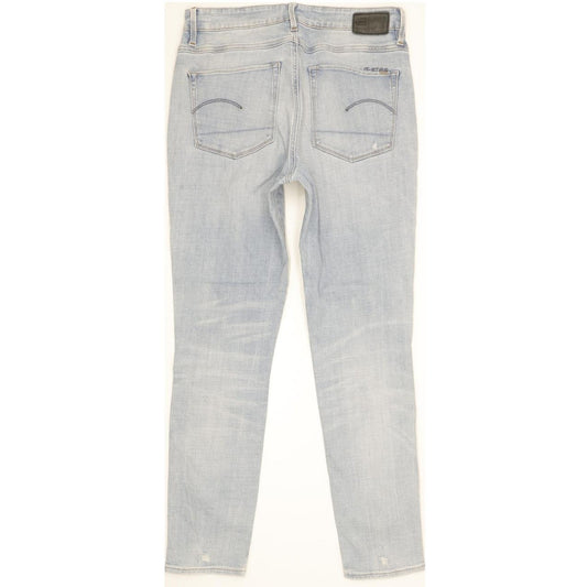 G-Star 3301 Ultra Women Blue Skinny Slim Stretch Jeans W30 L30