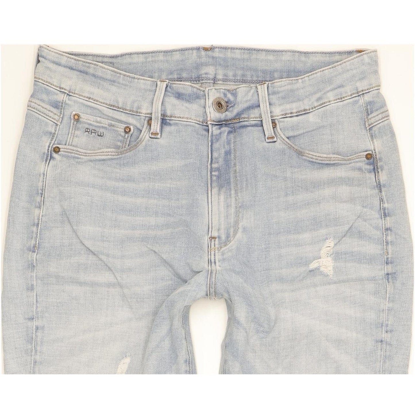 G-Star 3301 Ultra Women Blue Skinny Slim Stretch Jeans W30 L30