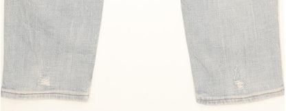 G-Star 3301 Ultra Women Blue Skinny Slim Stretch Jeans W30 L30