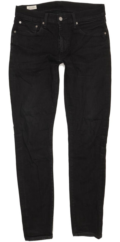 Levi's 512 Men Black Tapered Slim Stretch Jeans W32 L33