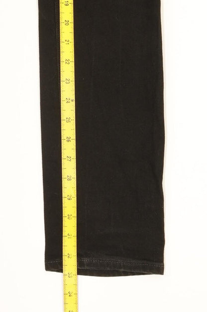 Levi's 512 Men Black Tapered Slim Stretch Jeans W32 L33