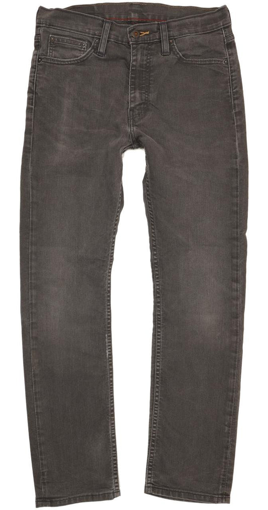 Levi's 513 Men Charcoal Straight Slim Jeans W30 L30