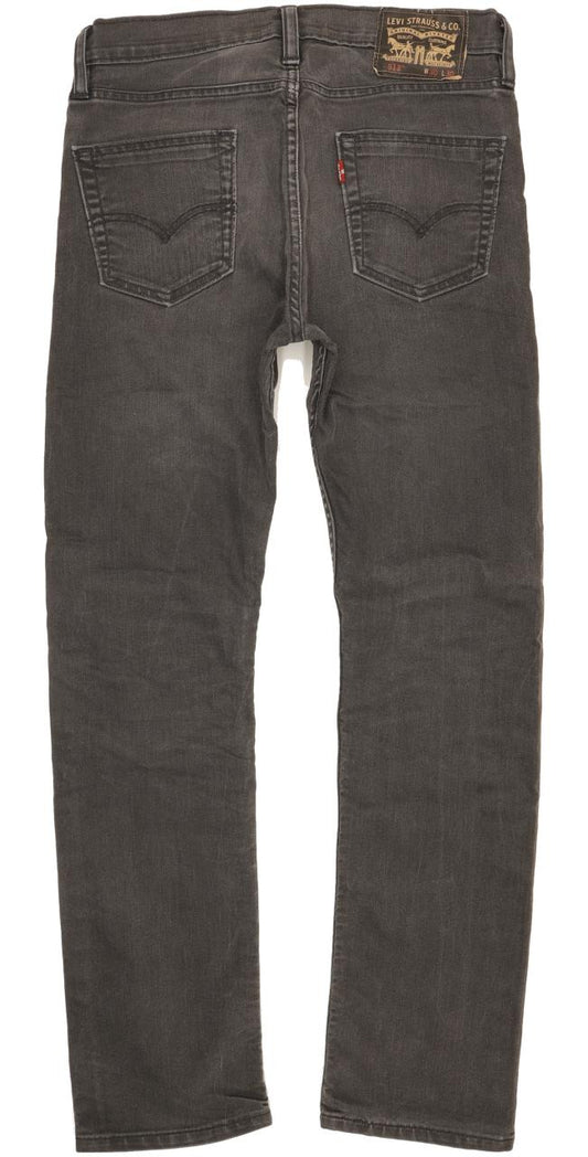 Levi's 513 Men Charcoal Straight Slim Jeans W30 L30