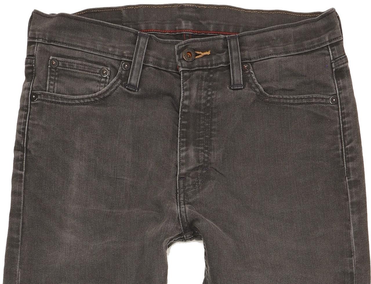 Levi's 513 Men Charcoal Straight Slim Jeans W30 L30