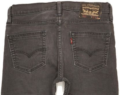 Levi's 513 Men Charcoal Straight Slim Jeans W30 L30